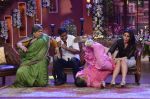 Kareena Kapoor, Ajay Devgan, Ali Asgar, Kiku Sharda at the Promotion of Singham Returns on Comedy Nights with Kapil in Mumbai on 31st July 2014